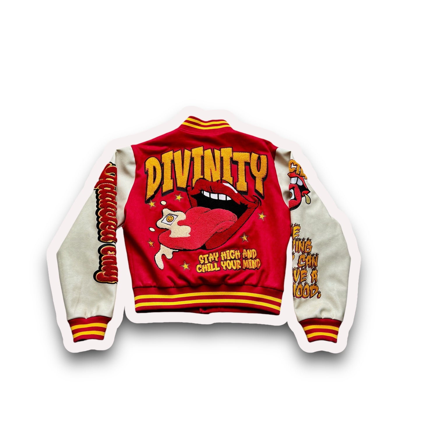 *BLOWOUT SALE*ADDICTED DIVINITY VARSITY JACKET